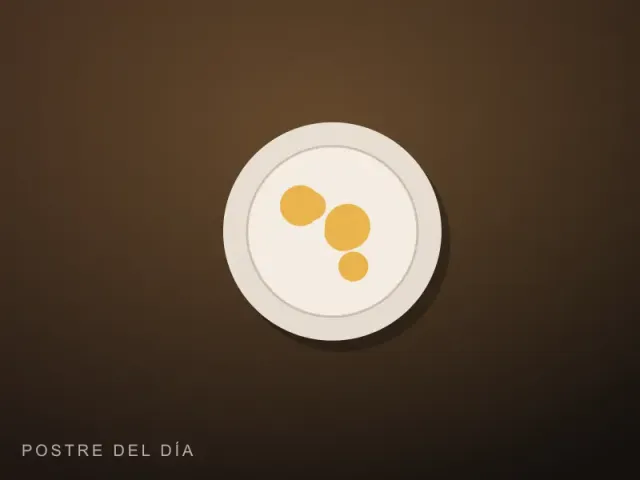 Postre del día